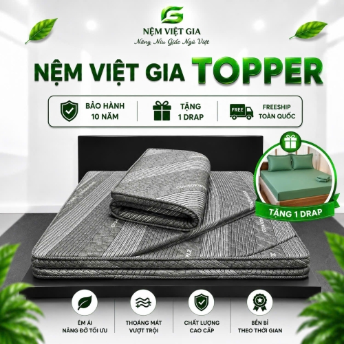 NỆM TOPPER CAO CẤP VIỆT GIA